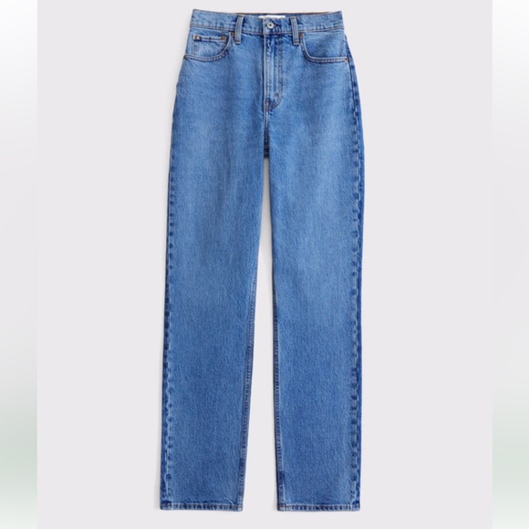 Abercrombie & Fitch Pants - Abercrombie & Fitch Blue Straight Leg Pants